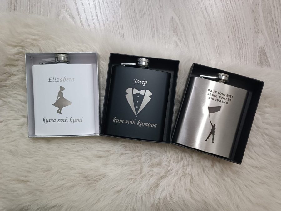 Gravirana pljoska -Elegancija i praktičnost u bočici(0,2 L) 3