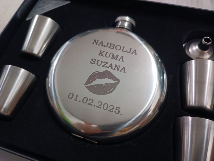 Personalizirani set s okruglom pljoskom
