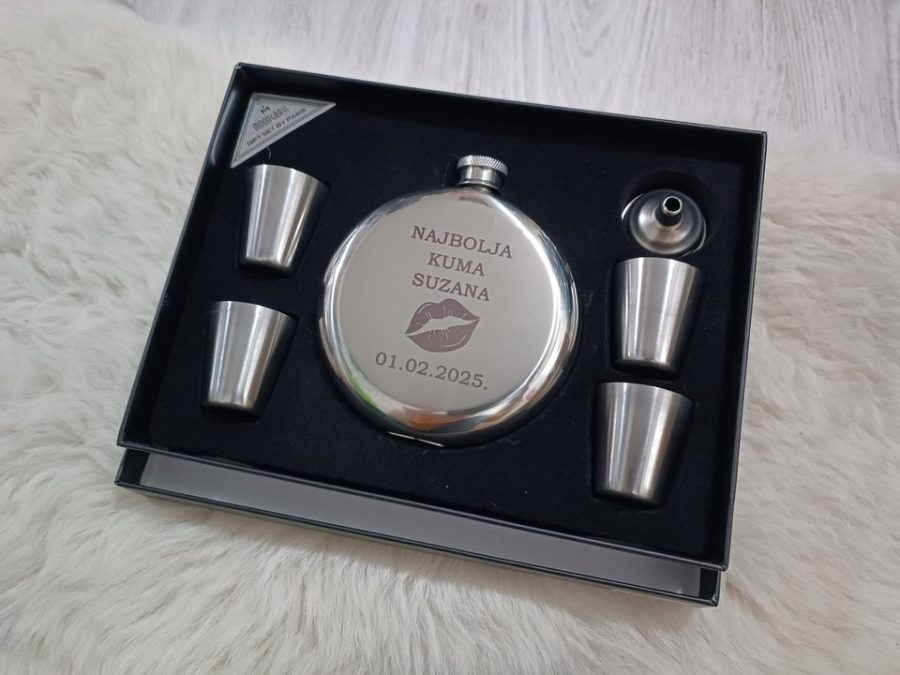 Personalizirani set s okruglom pljoskom